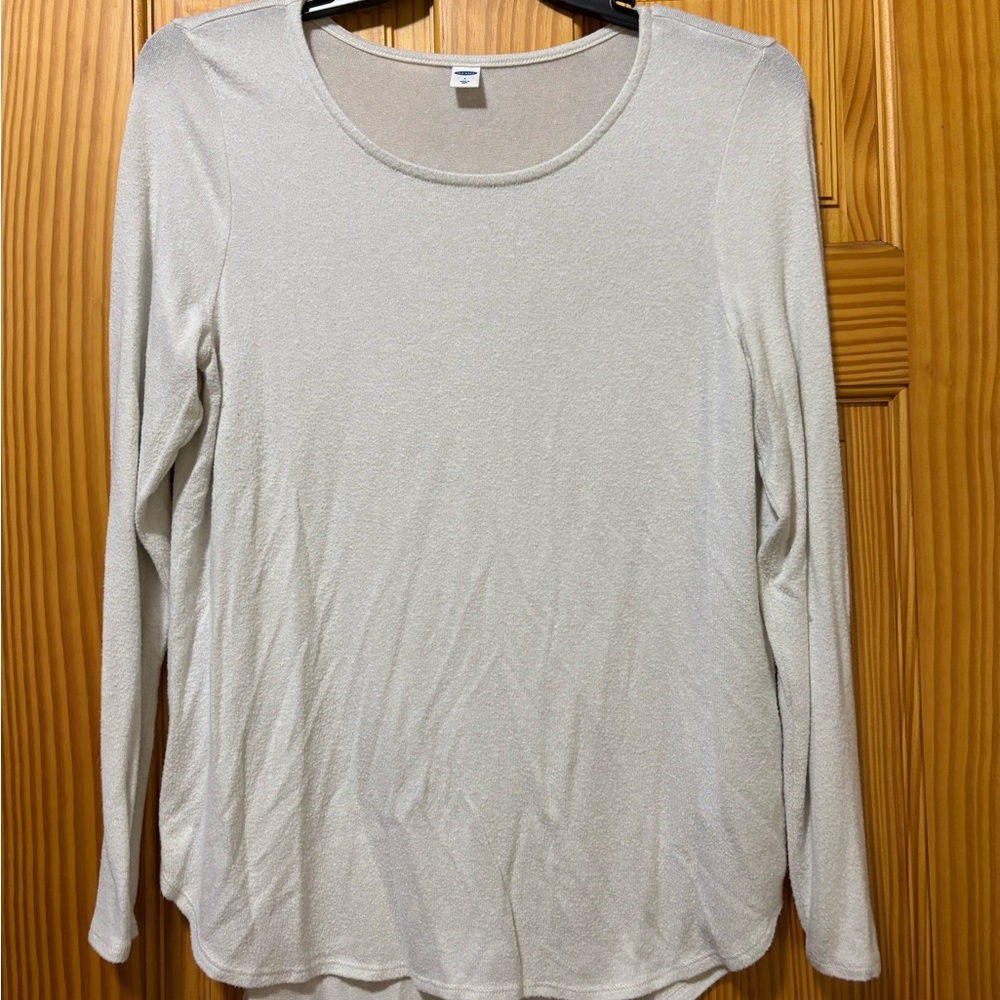 Women's Long Sleeve Top - Beige